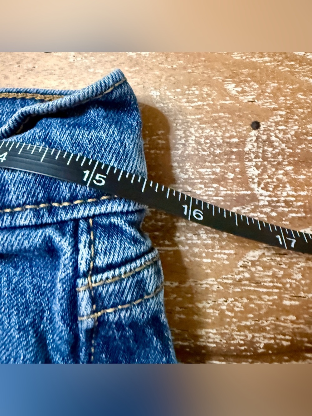 Levi's 505 Men's Blue Straight Leg Classic Denim Jeans 32 x 34 - Picture 6 of 11